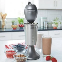 Hamilton Beach 28 oz. 2-Speed Stainless Steel Pro All-Metal Drink Mixer 19 Hamilton Beach 28 oz. 2-Speed Stainless Steel Pro All-Metal Drink Mixer -Air Fryers shop grey hamilton beach countertop blenders 65120 31 1000