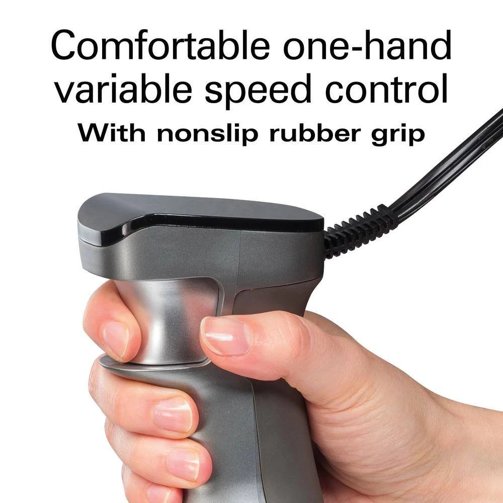 HAMILTON BEACH PROFESSIONAL 1-Speed Stainless Steel and Grey Immersion Blender with Variable Speeds 5 HAMILTON BEACH PROFESSIONAL 1-Speed Stainless Steel and Grey Immersion Blender with Variable Speeds - Image 3