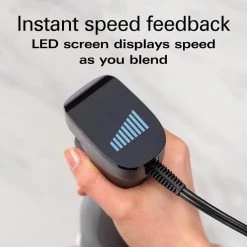 HAMILTON BEACH PROFESSIONAL 1-Speed Stainless Steel and Grey Immersion Blender with Variable Speeds 19 HAMILTON BEACH PROFESSIONAL 1-Speed Stainless Steel and Grey Immersion Blender with Variable Speeds -Air Fryers shop grey hamilton beach professional immersion blenders 59750 76 1000