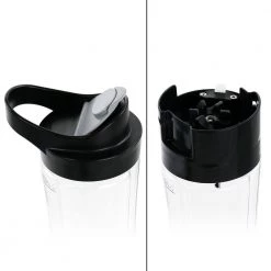 Oster My Blend 400-Watt 20 oz. Single Speed Grey Personal Blender with Smoothie Cup -Air Fryers shop grey oster countertop blenders 985118825m 1f 1000