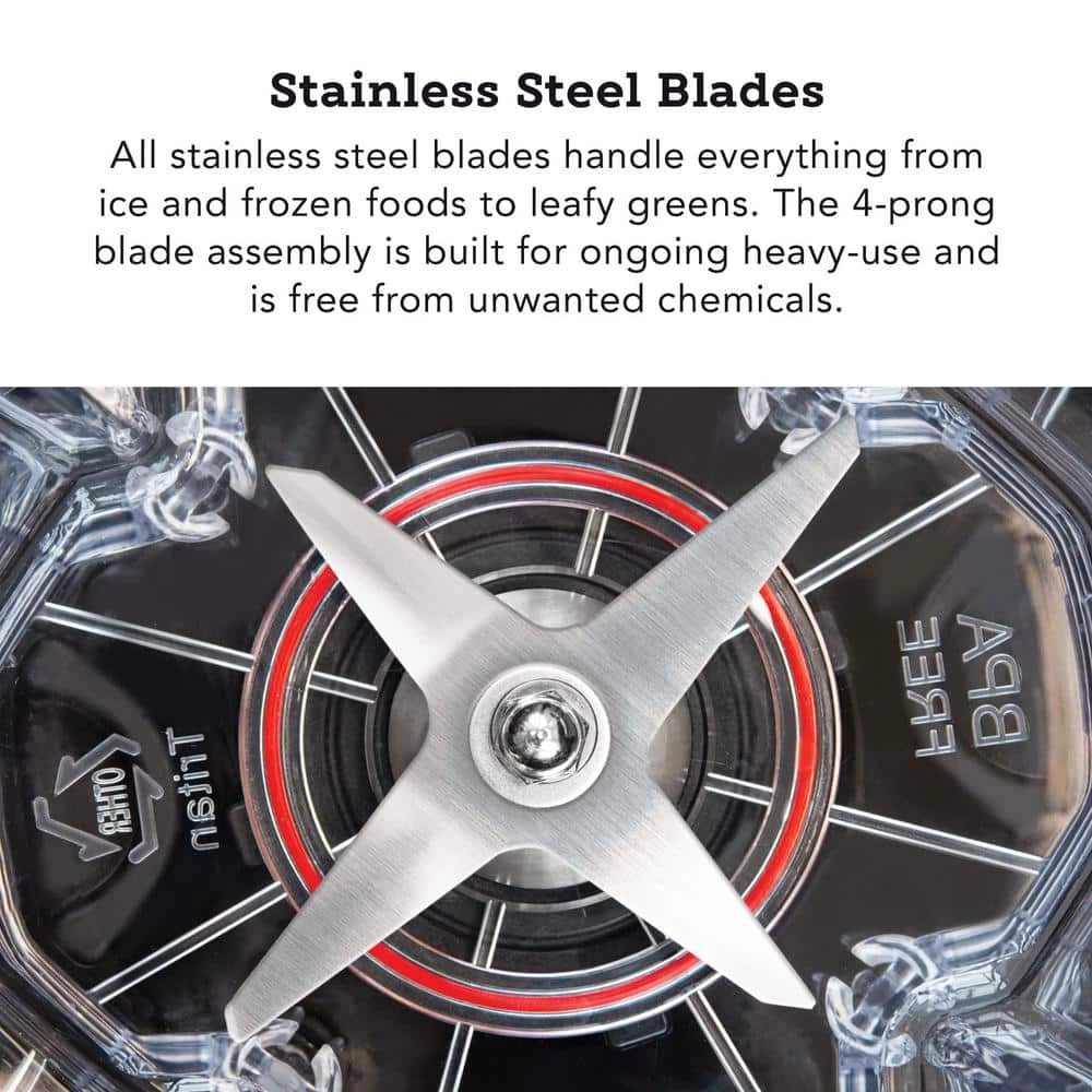 Tribest Dynapro 64 oz. 12-Speed Grey Blender with Commercial Certification 7 Tribest Dynapro 64 oz. 12-Speed Grey Blender with Commercial Certification - Image 5