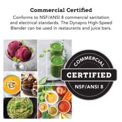 Tribest Dynapro 64 oz. 12-Speed Grey Blender with Commercial Certification 16 Tribest Dynapro 64 oz. 12-Speed Grey Blender with Commercial Certification -Air Fryers shop grey tribest countertop blenders dps 2200 gy fa 1000