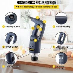 VEVOR Commercial Immersion Blender 500 Watt Hand Held Mixer with 15.7 in. Removable Shaft Constant Speed 16000RPM -Air Fryers shop grey vevor immersion blenders scjbqds500w40cm01v1 44 1000