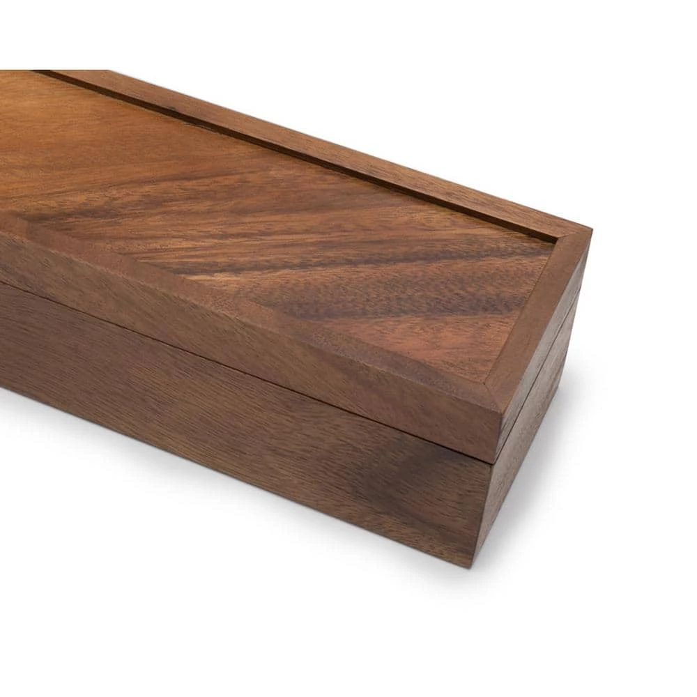 Ironwood Townhouse 5-Compartment Wood Tea Box 4 Ironwood Townhouse 5-Compartment Wood Tea Box - Image 2