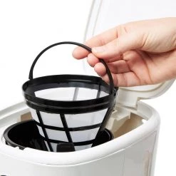 HADEN 12-Cup Ivory and Copper Retro Style Drip Coffee Maker with Strength Control and Timer -Air Fryers shop ivory and copper haden drip coffee makers 75092 1f 1000