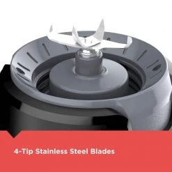 BLACK+DECKER Helix Performance 48 oz. 4-Speed Matte Black Blender -Air Fryers shop matte black black decker countertop blenders bl1610bg p 76 1000