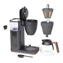Cafe 10 Cup Matte Black Specialty Drip Coffee Maker with Glass Carafe and warming plate, WiFi connected -Air Fryers shop matte black cafe drip coffee makers c7cdabs3rd3 1d 1000