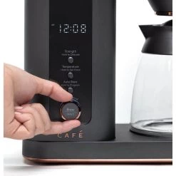 Cafe 10 Cup Matte Black Specialty Drip Coffee Maker with Glass Carafe and warming plate, WiFi connected -Air Fryers shop matte black cafe drip coffee makers c7cdabs3rd3 40 1000