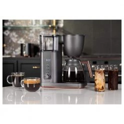 Cafe 10 Cup Matte Black Specialty Drip Coffee Maker with Glass Carafe and warming plate, WiFi connected -Air Fryers shop matte black cafe drip coffee makers c7cdabs3rd3 77 1000
