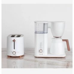 Cafe 10 Cup Matte White Specialty Drip Coffee Maker with Insulated Thermal Carafe, and WiFi connected 21 Cafe 10 Cup Matte White Specialty Drip Coffee Maker with Insulated Thermal Carafe, and WiFi connected -Air Fryers shop matte white cafe drip coffee makers c7cdaas4pw3 1f 1000
