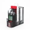 Mind Reader Black Metal Mesh Coffee Condiment Organizer with 2 Storage Drawers 2 Mind Reader Black Metal Mesh Coffee Condiment Organizer with 2 Storage Drawers -Air Fryers shop mind reader coffee accessories meshcad blk 64 1000