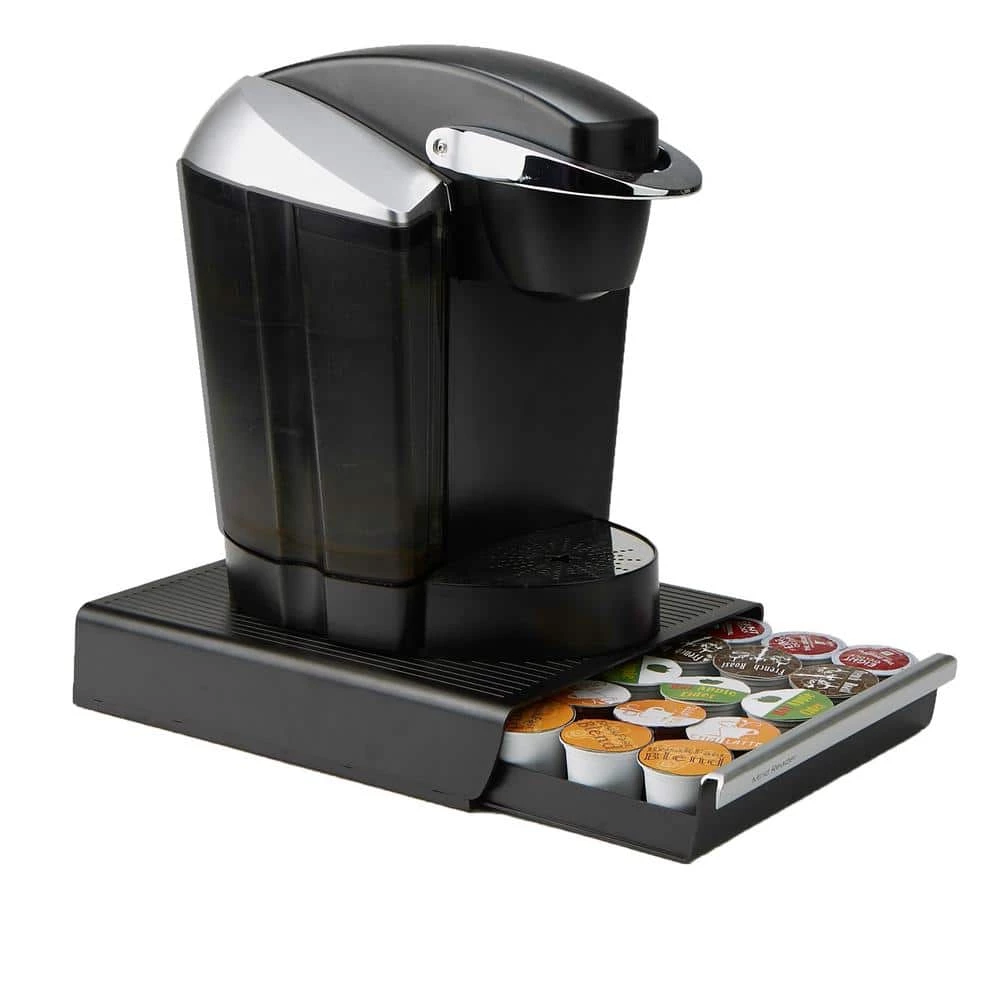 Mind Reader Coupe 30-Capacity Black Coffee Pod Storage Drawer 4 Mind Reader Coupe 30-Capacity Black Coffee Pod Storage Drawer - Image 2