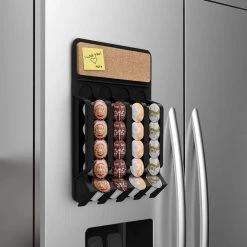 Mind Reader Mounty 20-Capacity Wall Mounted Black K-Cup Dispenser 10 Mind Reader Mounty 20-Capacity Wall Mounted Black K-Cup Dispenser -Air Fryers shop mind reader coffee accessories wmnt blk c3 1000