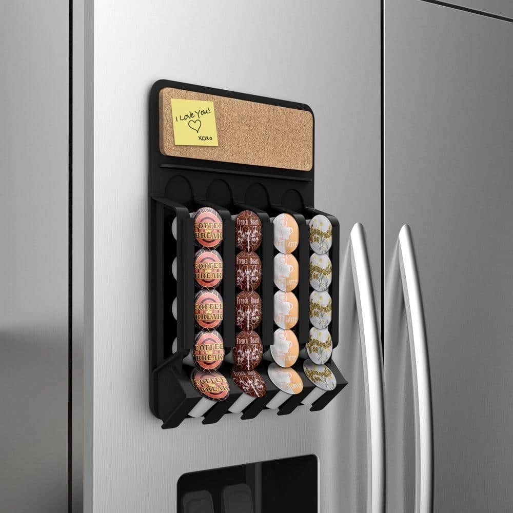 Mind Reader Mounty 20-Capacity Wall Mounted Black K-Cup Dispenser 6 Mind Reader Mounty 20-Capacity Wall Mounted Black K-Cup Dispenser - Image 4