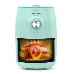 HOLSTEIN HOUSEWARES 2.1 qt. Electric Air Fryer with Rapid Air Technology with Recipe Book Mint