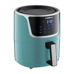 GoWISE USA 5 qt. Mint/Silver Electric Air Fryer with Digital Touchscreen and Recipe Book -Air Fryers shop mint silver gowise usa air fryers gw22964 4f 1000