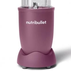 NutriBullet 0.9 oz. Single Speed Purple Pro Single Serve Blender (900W) 15 NutriBullet 0.9 oz. Single Speed Purple Pro Single Serve Blender (900W) -Air Fryers shop monochrome matte light plum nutribullet countertop blenders nb9 1301alp 1f 1000