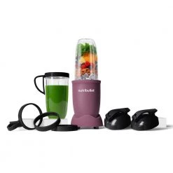 NutriBullet 0.9 oz. Single Speed Purple Pro Single Serve Blender (900W) 19 NutriBullet 0.9 oz. Single Speed Purple Pro Single Serve Blender (900W) -Air Fryers shop monochrome matte light plum nutribullet countertop blenders nb9 1301alp fa 1000 1