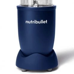 NutriBullet 0.9 oz. Single Speed All Matte Navy Blue Pro Single Serve Blender (900W) -Air Fryers shop monochrome navy blue nutribullet countertop blenders nb9 1301anb 1f 1000