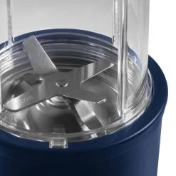 NutriBullet 0.9 oz. Single Speed All Matte Navy Blue Pro Single Serve Blender (900W) -Air Fryers shop monochrome navy blue nutribullet countertop blenders nb9 1301anb 4f 1000