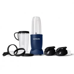 NutriBullet 0.9 oz. Single Speed All Matte Navy Blue Pro Single Serve Blender (900W)