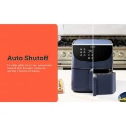 Cosori Premium 5.8 qt. Navy Blue Air Fryer with Bonus Skewer Rack Set -Air Fryers shop navy blue cosori air fryers kaapafcsnus0070y 40 1000