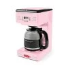 Nostalgia 12 Cup Pink Drip Coffee Maker with Reusable Filter 1 Nostalgia 12 Cup Pink Drip Coffee Maker with Reusable Filter -Air Fryers shop pink nostalgia drip coffee makers rcof12pk 64 1000