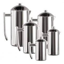 Frieling 4.5-Cup Mirror Finish Stainless Steel French Press 0104 -Air Fryers shop polished stainless frieling french presses 0104 31 1000