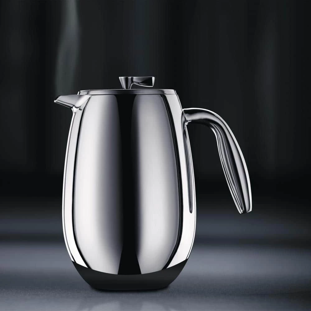 Bodum Columbia 12-Cup Stainless Steel French Press Coffee Maker 4 Bodum Columbia 12-Cup Stainless Steel French Press Coffee Maker - Image 2