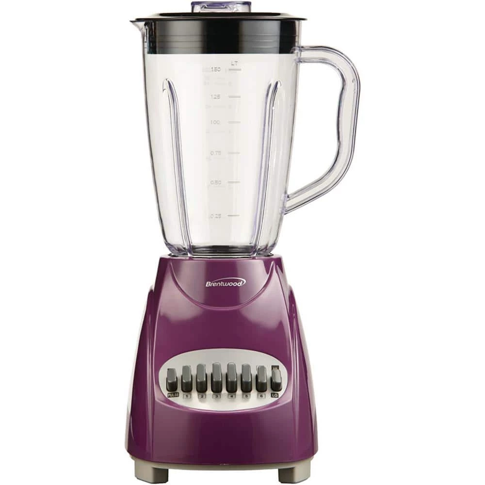 Brentwood 12-Speed Purple Blender with Plastic Jar 3 Brentwood 12-Speed Purple Blender with Plastic Jar