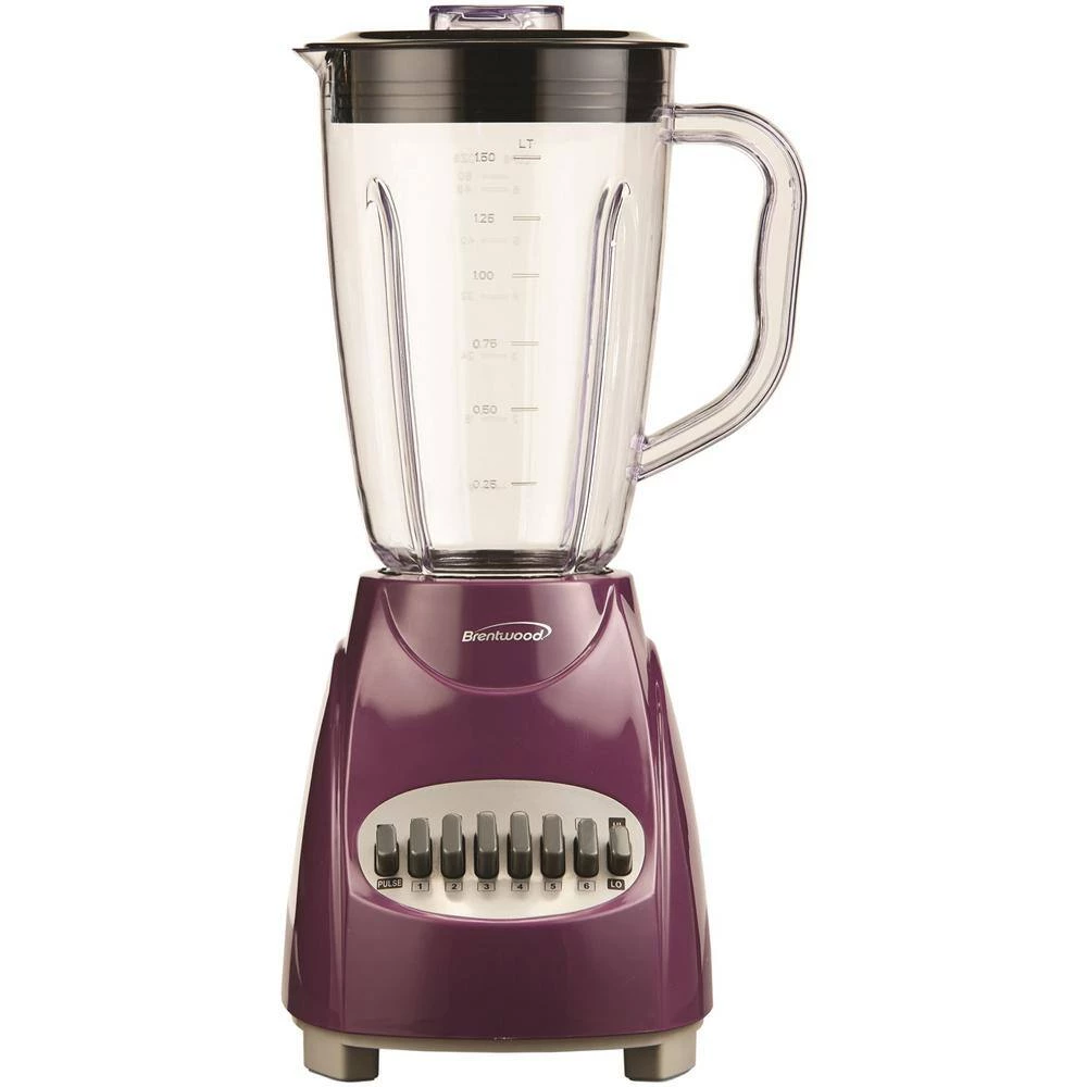 Brentwood 12-Speed Purple Blender with Plastic Jar 5 Brentwood 12-Speed Purple Blender with Plastic Jar - Image 3