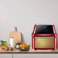 Winado 16.9 Qt. Red Electric Air Fryer with 8-Accessories -Air Fryers shop red air fryers 364660655520 31 1000