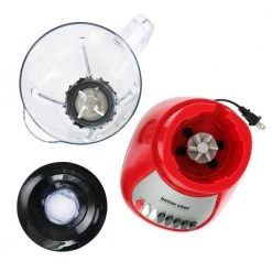 Better Chef 50 oz. 10-Speed Red 350-Watt Blender with Plastic Jar -Air Fryers shop red better chef countertop blenders 985115665m fa 1000
