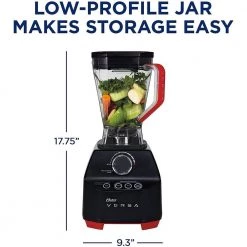 Oster Pro Series 64 oz. 3-Speed Red/Black Countertop Blender with BPA-Free Jar -Air Fryers shop red black oster countertop blenders blstvbrv0000 1f 1000