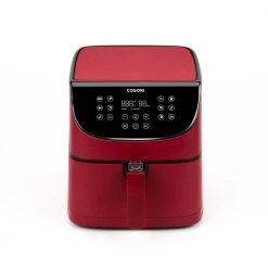 Cosori Premium 5.8 Qt. Red Air Fryer with Skewer Rack Set