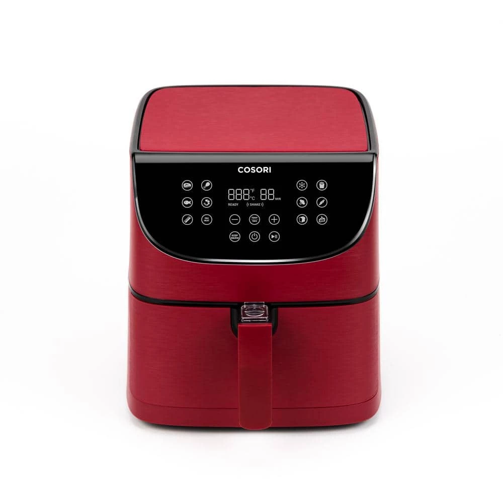 Cosori Premium 5.8 Qt. Red Air Fryer with Skewer Rack Set 3 Cosori Premium 5.8 Qt. Red Air Fryer with Skewer Rack Set