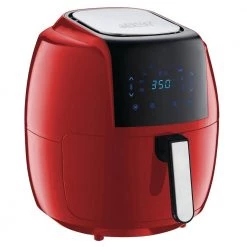 GoWISE USA 8-in-1 7.0 Qt. Red Electric Air Fryer with Recipe Book -Air Fryers shop red gowise usa air fryers gw22945 o 4f 1000