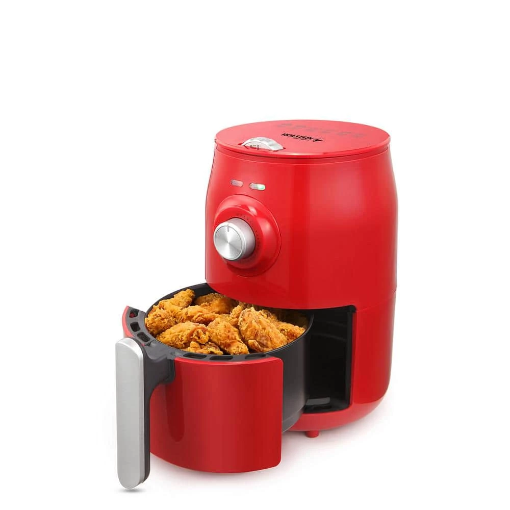 HOLSTEIN HOUSEWARES 2.1 qt. Red Digital Air Fryer with Cool-Touch Handles 6 HOLSTEIN HOUSEWARES 2.1 qt. Red Digital Air Fryer with Cool-Touch Handles - Image 4