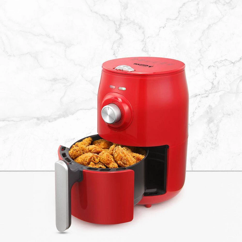 HOLSTEIN HOUSEWARES 2.1 qt. Red Digital Air Fryer with Cool-Touch Handles 5 HOLSTEIN HOUSEWARES 2.1 qt. Red Digital Air Fryer with Cool-Touch Handles - Image 3