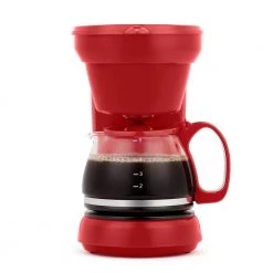 HOLSTEIN HOUSEWARES Everyday 5-Cup Red Coffee Maker -Air Fryers shop red holstein housewares drip coffee makers hh 0914701r 1f 1000
