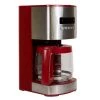 Kenmore Aroma Control 12-Cup Programmable Coffee Maker, Red and Stainless Steel, Reusable Filter -Air Fryers shop red kenmore drip coffee makers kkcm12red 64 1000