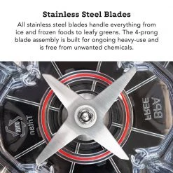 Tribest Dynapro 64 oz. 12-Speed Red Blender with Commercial Certification -Air Fryers shop red tribest countertop blenders dps 2200 rd 1f 1000