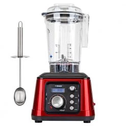 Tribest Dynapro 64 oz. 12-Speed Red Blender with Commercial Certification