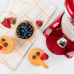 Nostalgia 32 oz. Single Speed Retro Red Slush Drink Blender -Air Fryers shop retro red nostalgia countertop blenders sm32rr 76 1000