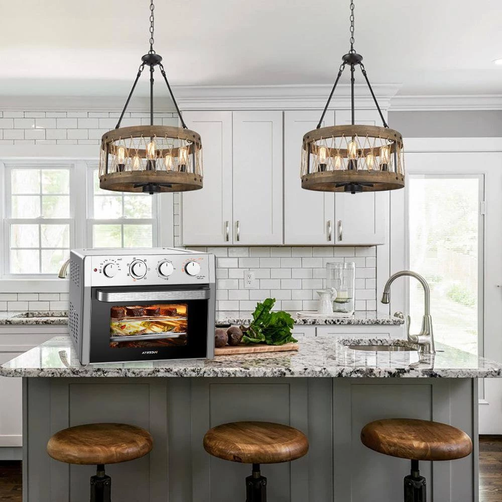 Cadeninc 23 qt. Silver Stainless Steel Air Fryer Toaster Oven with Roast, Bake, Broil, Reheat, Accessories and E-Recipes Include 9 Cadeninc 23 qt. Silver Stainless Steel Air Fryer Toaster Oven with Roast, Bake, Broil, Reheat, Accessories and E-Recipes Include - Image 7