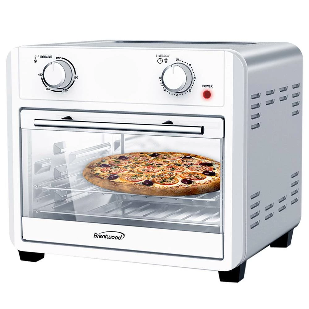 Brentwood 1700 Watt 24 qt. Convection Air Fryer Toaster Oven in Silver 7 Brentwood 1700 Watt 24 qt. Convection Air Fryer Toaster Oven in Silver - Image 5
