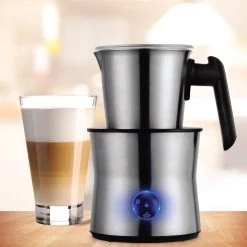 Brentwood Appliances 15 oz. Silver Cordless Electric Milk Frother with Warmer and Hot Chocolate Maker 19 Brentwood Appliances 15 oz. Silver Cordless Electric Milk Frother with Warmer and Hot Chocolate Maker -Air Fryers shop silver brentwood appliances milk frothers ga 401s 31 1000