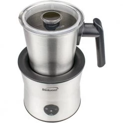 Brentwood Appliances 15 oz. Silver Cordless Electric Milk Frother with Warmer and Hot Chocolate Maker 13 Brentwood Appliances 15 oz. Silver Cordless Electric Milk Frother with Warmer and Hot Chocolate Maker -Air Fryers shop silver brentwood appliances milk frothers ga 401s c3 1000