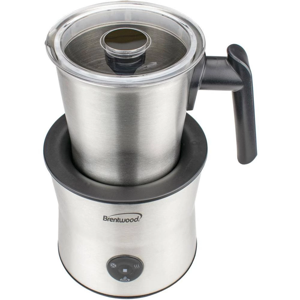 Brentwood Appliances 15 oz. Silver Cordless Electric Milk Frother with Warmer and Hot Chocolate Maker 5 Brentwood Appliances 15 oz. Silver Cordless Electric Milk Frother with Warmer and Hot Chocolate Maker - Image 3