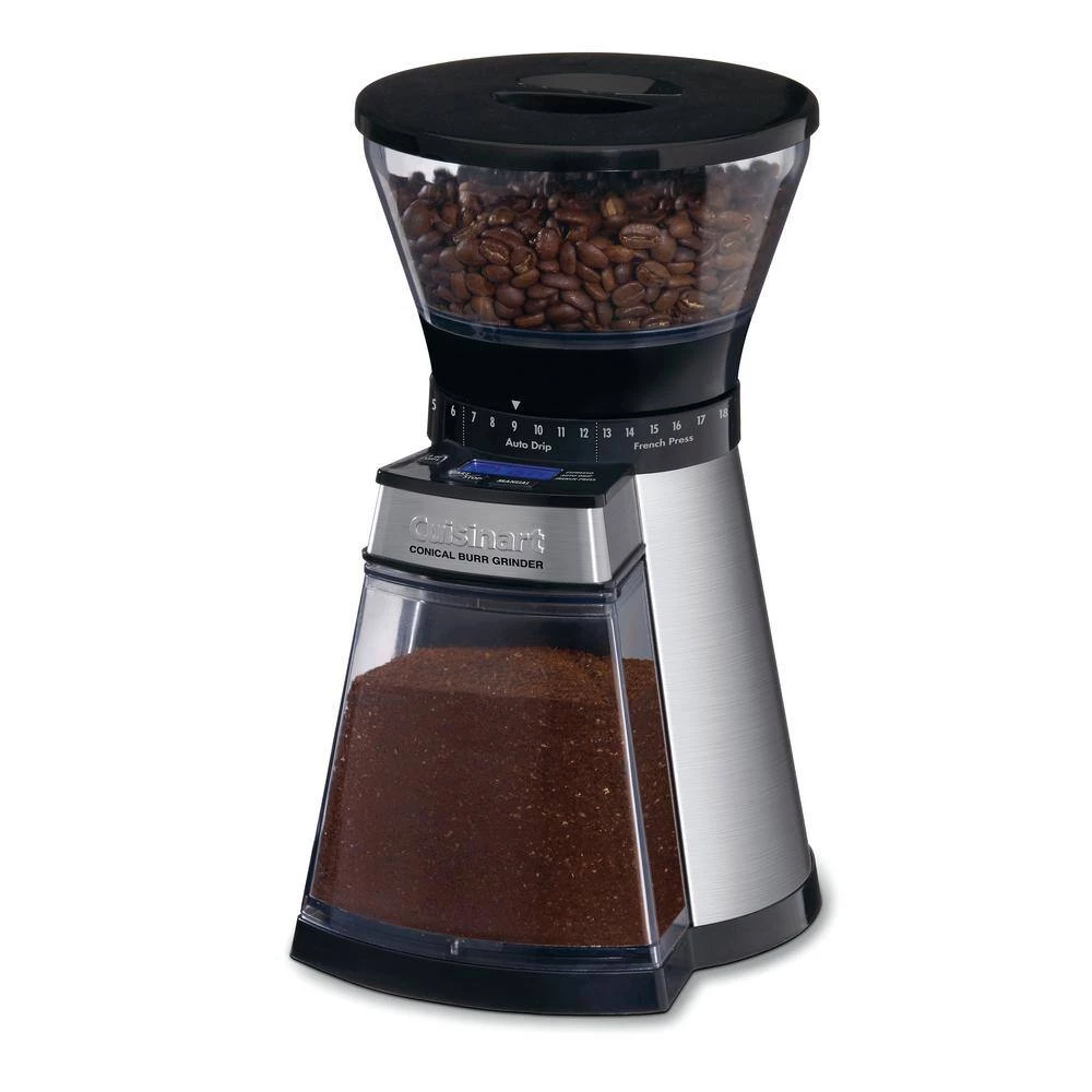 Cuisinart Programmable Conical Burr Mill, Coffee Grinder in Brushed Stainless 4 Cuisinart Programmable Conical Burr Mill, Coffee Grinder in Brushed Stainless - Image 2